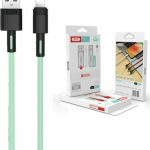 XO NB-Q166 USB to Lightning Cable Πράσινο 1m (16.005.0092)