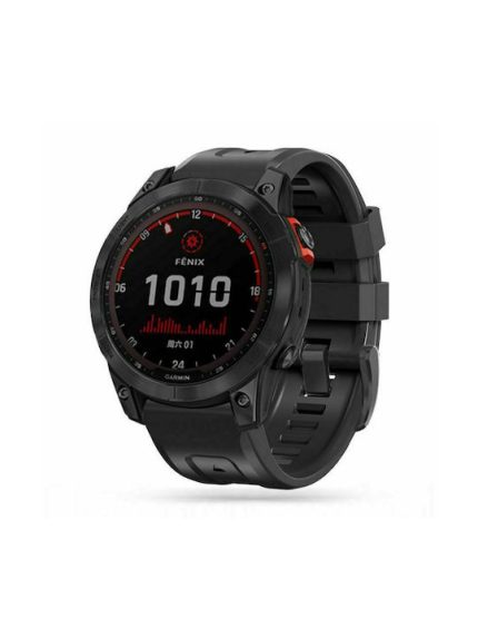 Tech-Protect Iconband Λουράκι Σιλικόνης Μαύρο (Fenix 6X / 6X Pro / 7X)