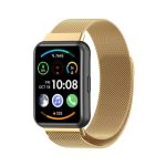 Για Huawei Watch Fit 2 Milan Μαγνητικό λουράκι από ανοξείδωτο χάλυβα (χρυσό)