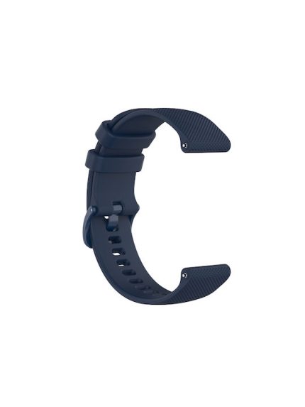 20mm Για Amazfit GTS Για Amazfit GTS 3 Για Amazfit GTS 2E Για Amazfit GTS 2 MINI Για Amazfit GTS 2 Για Amazfit POP PRO Για Amazfit POP Για Amazfit GTR 42mm Για Amazfit Bip Checkered Silicone Strap(Blue)