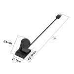 For Amazfit A1918 Portable Smart Watch Cradle Plastic Vertical Seat Charger USB Charging Cable, Lenght: 1m - Image 7
