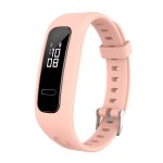 For Huawei Honor Band 4 Running Version / Band 3e Universal Silicone Watch Band(Light Pink) - Image 4