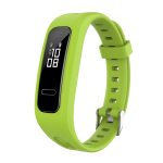For Huawei Honor Band 4 Running Version / Band 3e Universal Silicone Watch Band(Lime Green) - Image 2