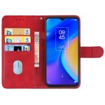 Leather Phone Case For TCL 20 SE(Red) - Image 4