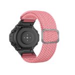 For Amazfit T-Rex / T-Rex Pro / Ares Adjustable Buckle Braided Nylon Watch Band (Pink) - Image 2