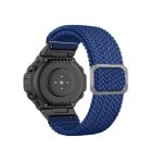 For Amazfit T-Rex / T-Rex Pro / Ares Adjustable Buckle Braided Nylon Watch Band (Blue) - Image 2