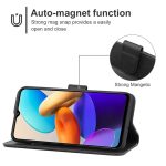 For vivo Y22s / Y22 / Y35 Leather Phone Case(Black) - Image 4