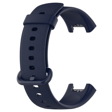 For Xiaomi MI Watch Lite / Redmi Watch Litchi Texture Leather Watch Band(Ink Blue)