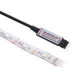 2m USB TV White Board Colorful Light Epoxy Rope Light 60 LEDs SMD 5050 with 50cm USB Interface Cable & 17 Keys Remote Control, DC 5V - Image 2