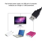 2m USB TV White Board Colorful Light Epoxy Rope Light 60 LEDs SMD 5050 with 50cm USB Interface Cable & 17 Keys Remote Control, DC 5V - Image 5