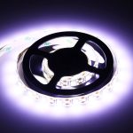 1m USB TV Epoxy Rope Light  14.4W 60 LEDs SMD 5050 White Board with 50cm USB Interface Cable, DC 5V(White Light)