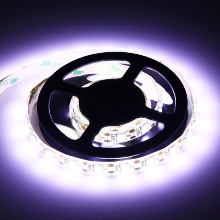1m USB TV Epoxy Rope Light  14.4W 60 LEDs SMD 5050 White Board with 50cm USB Interface Cable, DC 5V(White Light)