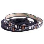 1m USB TV RGB Epoxy Rope Light  7.2W 30 LEDs SMD 5050 Black Board, DC 5V - Image 4