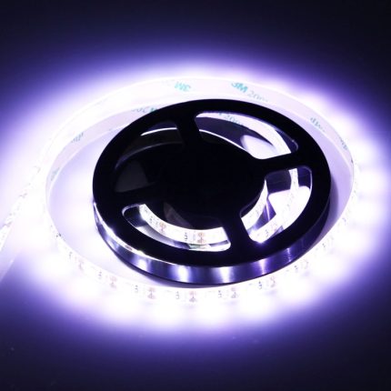 1m USB TV Epoxy Rope Light  4.8W 60 LEDs SMD 3528 White Board with 50cm USB Interface Cable, DC 5V(White Light)