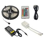 Waterproof Rope Light, Length: 5m Colorful Light 5050 SMD LED with 24 Keys Remote Control, 30 LED/m, 12V 5A - Image 6