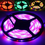 1) Waterproof RGB LED 2835 SMD Rope Light  2) Commercial and residential decoration  3) Can be cut in different length  4) Working voltage: 12V 5A  5) Power: 5 x 4.8W  6) Working time: 50000 hours  7) 60 LED/M, Length: 5m; Light strip width 0.8cm  8) Weight: 172g
