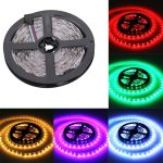 15W Bare Board Rope Light, Length: 5m RGB Light 5050 SMD LED, 60 LED/m, DC 12V