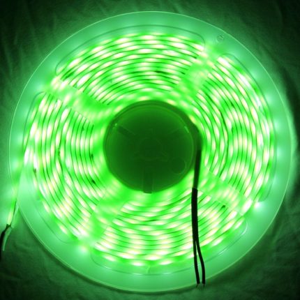 14W LED Rope Light Epoxy Waterproof 5050 SMD, 60 LED/M, Length: 5m(Green)