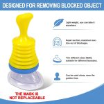 Home Portable Respiratory Trainer Πνιγμός Συσκευή Έκτακτης Ανάγκης Κιτ πρώτων βοηθειών για ενήλικα παιδιά (Διαφανές μαύρο) - Image 4
