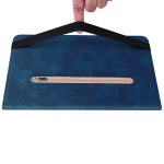 For Lenovo Tab M10 10.1 3rd Gen Skin Feel Solid Color Zipper Leather Tablet Case(Blue) - Image 6