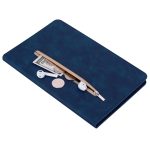 For Lenovo Tab M10 10.1 3rd Gen Skin Feel Solid Color Zipper Leather Tablet Case(Blue) - Image 7