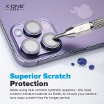 X-ONE Sapphire Glass για Camera Armor Pro Camera Lens - για iPhone 15 Pro / 15 Pro Max - Image 4