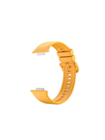 Για Huawei Watch Fit 2 Solid Color Silicone Watch Band (κίτρινο)