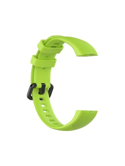 Silicone Watch Band for Huawei Honor Band 4 & 5(Lime)