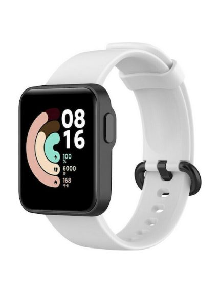 Λουράκι Σιλικόνης Λευκό (Mi Watch Lite)