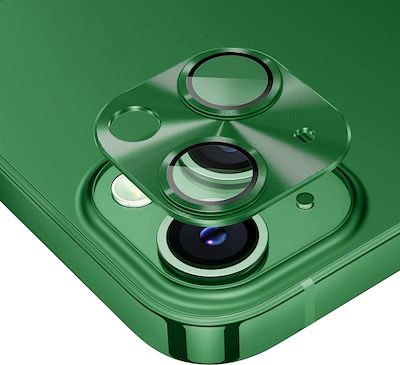 b04dfe67-cf9b-466e-a8b2-949b45f8fba3_0-1.jpg Για iPhone 14 / 14 Plus ENKAY από κράμα αλουμινίου σκληρυμένο γυαλί κάλυμμα μεμβράνης φακού (σκούρο πράσινο) - Image 1