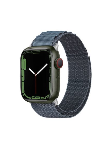 Nylon Loop Watch Band για Apple Watch Series 8&7 41mm / SE 2&6&SE&5&4 40mm / 3&2&1 38mm (Grey)