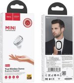 Hoco E54 Mia mini In-ear Bluetooth Handsfree Λευκό - Image 4