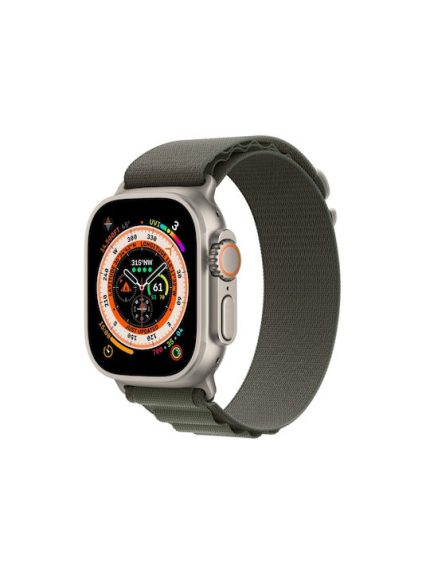 WiWU Nylon Loop Watch Band για Apple Watch Ultra 49mm / Series 8&7 45mm / SE 2&6&SE&5&4 44mm / 3&2&1 42mm (Green)