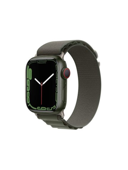 WiWU Nylon Loop Watch Band για Apple Watch Series 8&7 41mm / SE 2&6&SE&5&4 40mm / 3&2&1 38mm (Green)