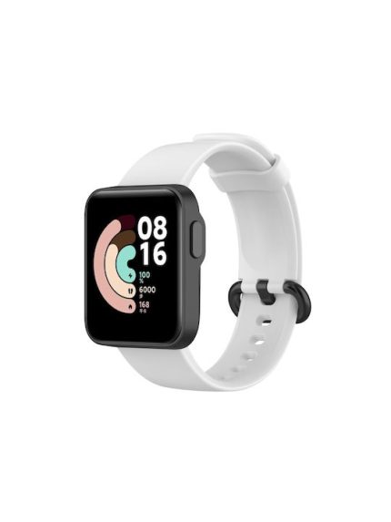 For Xiaomi Watch Mi Watch Lite / Redmi Watch Silicone Sports Watch Band(white)