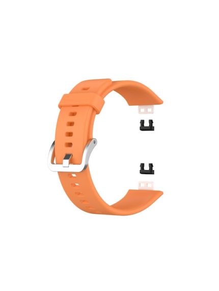 Για Huawei Watch Fit TIA-B09 Band Silicone Watch (πορτοκαλί)