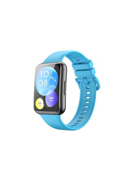 Για Huawei Watch Fit 2 μονόχρωμη ζώνη σιλικόνης (μπλε του ουρανού)
