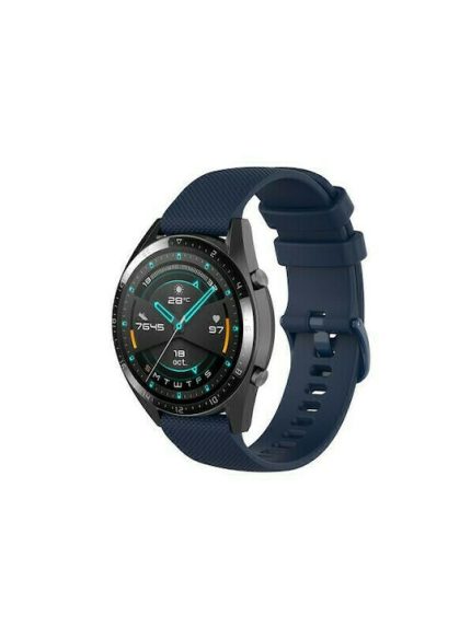 Silicone Λουράκι Dot Texture Galaxy Watch Active / Active 2 - Navy Blue