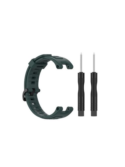 Για Amazfit T-Rex Pro / Ζάντα σιλικόνης Amazfit T-Rex με εργαλεία αποσυναρμολόγησης, One Size (Olive Green)