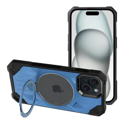 Θήκη Armor Mag Cover συμβατό με MagSafe για IPHONE 15 μπλε