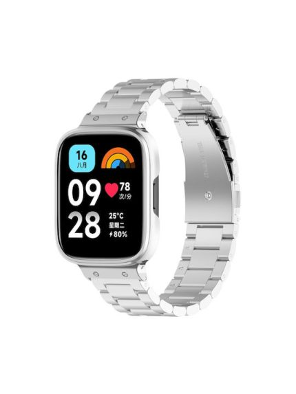 Watch 3 Active 2 Λουράκι Ανοξείδωτο Ατσάλι Γκρι (Redmi Watch 3 Active) EDA005205701D