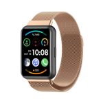 Για Huawei Watch Fit 2 Milan από μαγνητικό ανοξείδωτο ατσάλι Band Watch (Rose Gold)