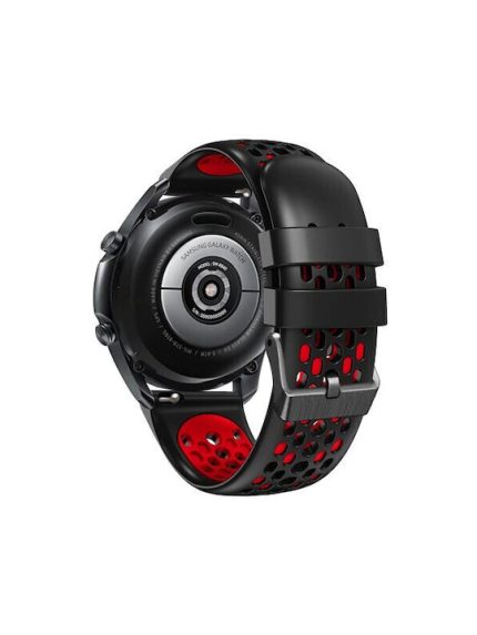 Dual Color Λουράκι Σιλικόνης Black / Red (Mi Watch)