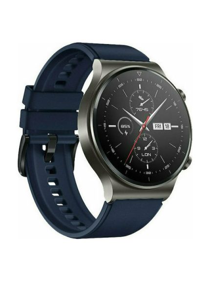 Hurtel Λουράκι Σιλικόνης Μπλε (Huawei Watch GT / GT2 (46mm))
