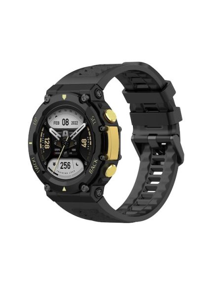 Λουράκι Σιλικόνης Μαύρο (Amazfit T-Rex 2)