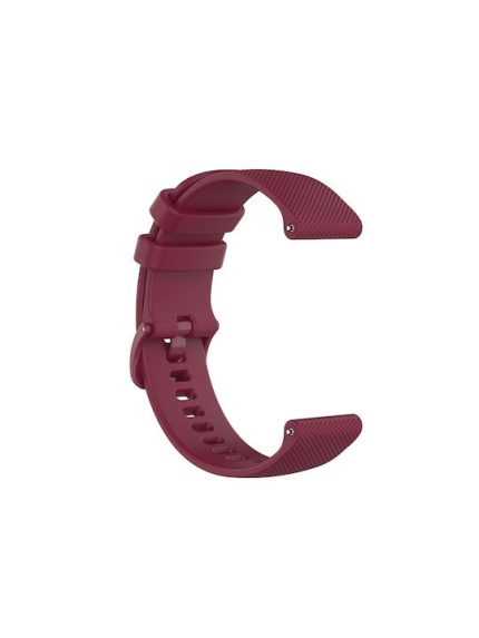 Για Amazfit GTS Για Amazfit GTS 3 Για Amazfit GTS 2E Για Amazfit GTS 2 MINI Για Amazfit GTS 2 Για Amazfit POP PRO Για Amazfit POP Για Amazfit GTR 42mm Για Amazfit Bip Checkered Silicone Strap(Wine red)