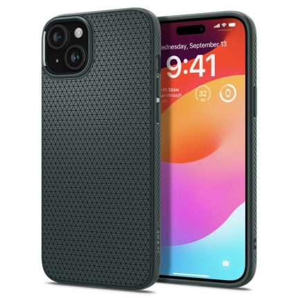 Θήκη SPIGEN Liquid Air για IPHONE 15  green