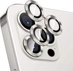 Για iPhone 12 Pro ENKAY Hat-Prince κράμα αλουμινίου + κάλυμμα φακού κάμερας από σκληρυμένο γυαλί Προστατευτικό πλήρους κάλυψης (ασημί)