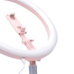 Ring Light One Leg Stand Y2 29cm 3500-6000K με Επιτραπέζια Βάση Στήριξης και Βάση για Κινητό Pink - Image 3