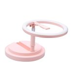 Ring Light One Leg Stand Y2 29cm 3500-6000K με Επιτραπέζια Βάση Στήριξης και Βάση για Κινητό Pink - Image 4